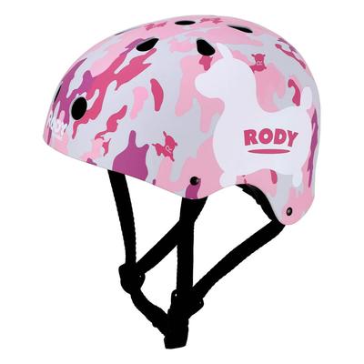 RODY Helm Fahrrad für 1 Jahr alt und Fahrrad SG Ishino Shokai L Erwachsene, Kinder, Über, Helm, Standard, (Ungefähr 56-59cm) Camouflage/Rosa