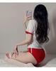 Japanese Cute Cheerleader Cosplay Lingerie Set