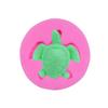 Silicone Fondant Mold Cute Lovely Sea Turtle Shape Ocean Theme Fondant Cake Decoration Gum Paste Chocolate Mould Small Size