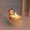 Cartoon Kitten Candle Holder Warming Paws Cute Scented Light Holder Cute Grilled Cat Aromatherapy Candle Holder Desktop Ornamen