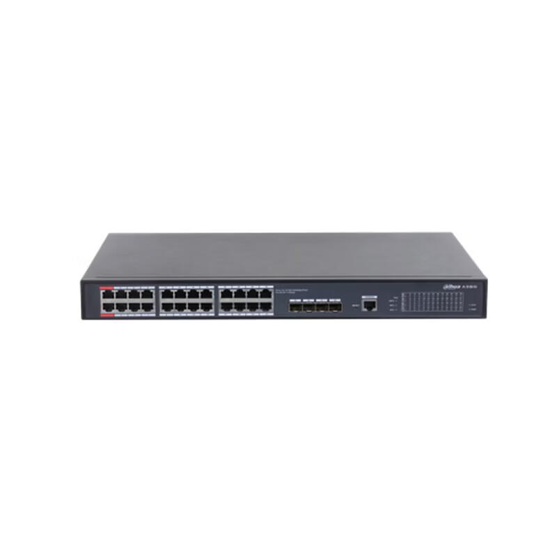 Dahua 24-Port Gigabit Managed PoE Switch with 4x 10G SFP+ Uplinks CN plug (adapter included)