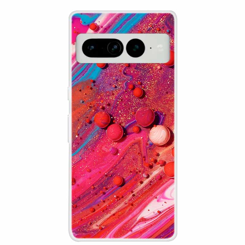For Google Pixel 7 Pro Case Luxury Silicone TPU Soft Back Cover Phone Case For Google Pixel7 Pro Coque Audio Shockproof Funda
