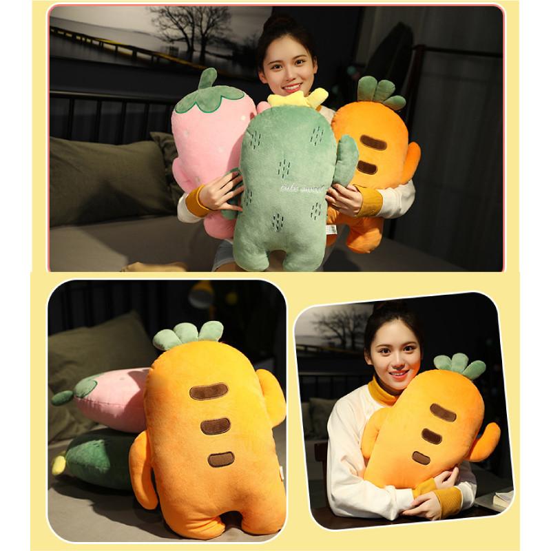 Soft Cozy Plant Series Three In One Pillow Blanket Plush Cushion For Office Naps