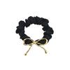 Gold Ribbon Satin Scrunchie