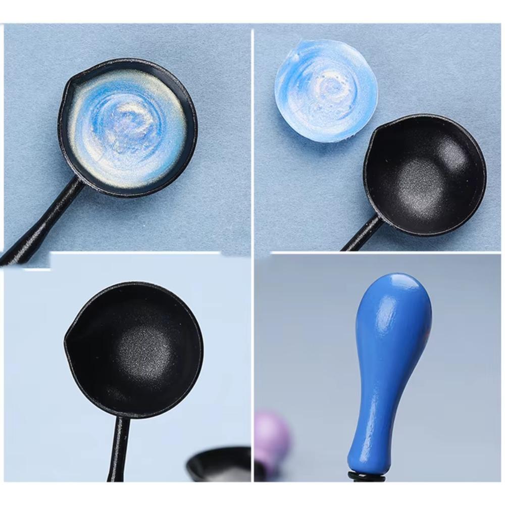Non-Stick Melting Spoon Easy Clean Wax Seal Tool New Wax Sealing Spoon Wax Sealing