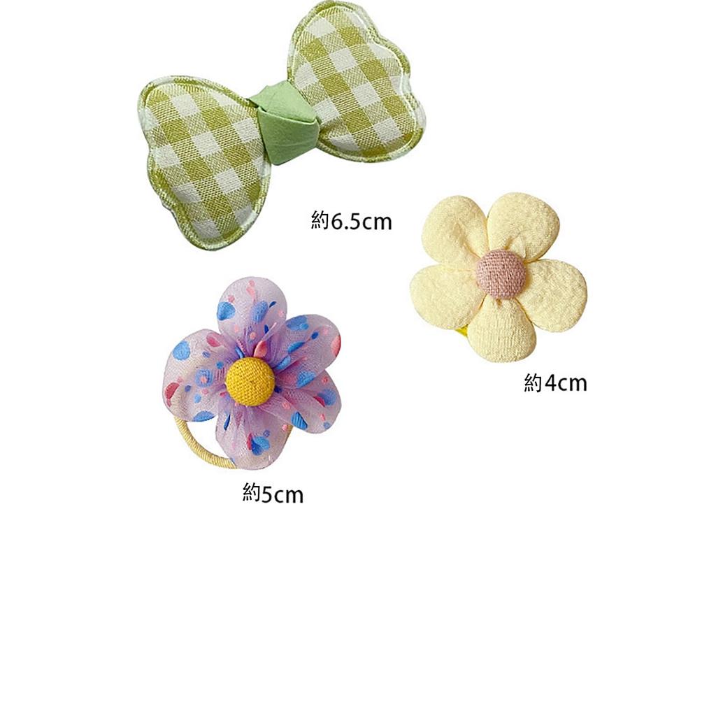 Akkerds Kids Hair Clip Set, Stylish, Girls, 20-Piece Deluxe Set, Bows, Tangle-Free Hair Ties, Stylish Hair Accessories for Kids and Girls, Colorful