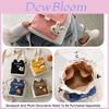 Stylish Canvas Shoulder Bag With Cute Rabbit And Carrot Pins Available In Multiple Colors