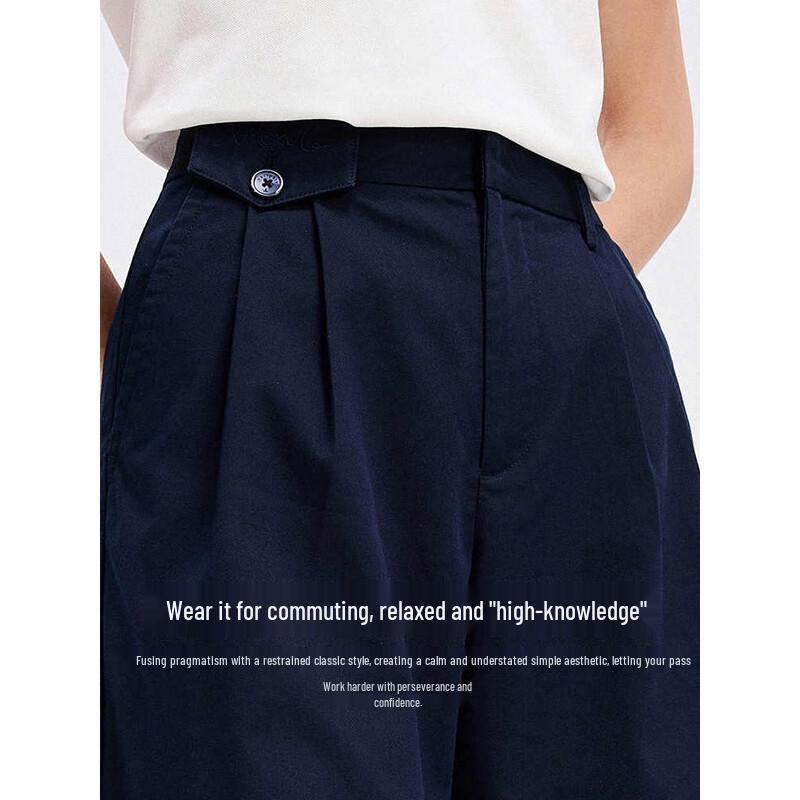 Navigare Women's Loose Fit Capri Pants