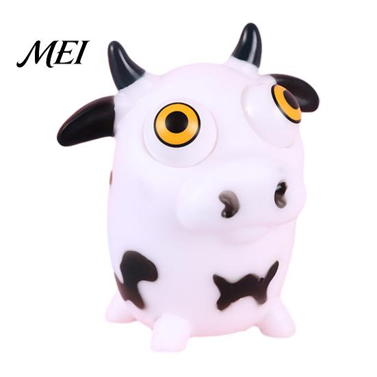 Animal Stress Relief Toy Popping Eyes Squeeze Toy, Cartoon Sensory Focus Aid Hand Relaxation Fidget Party Favors