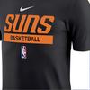 Nike Phoenix Suns Letter Logo Round Neck Training Short Sleeve T-Shirt Men T-Shirt Black DR6483-010