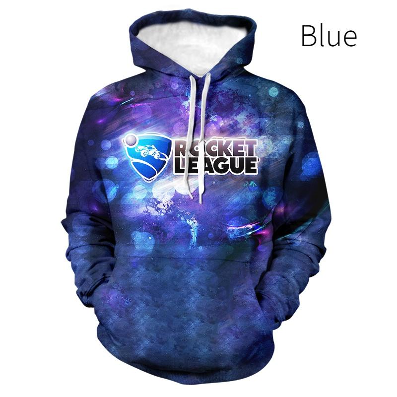 Rocket League Game Sudadera con capucha Impresión 3D Moda Cool