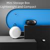 New Plastic Soundproof Earplug Box Round Shape Mini Mini Earplug Case Sleeping Earplug Organizer Travel Use
