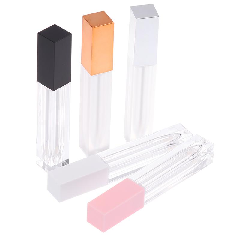 7Ml Square Lip Gloss Tubes Liquid Lipstick Bottle Empty Refillable Cosmetic Packing Container Lipgloss Sample Bottle For Diy
