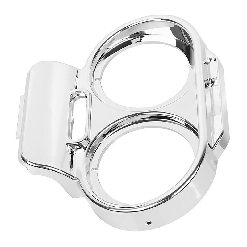 NEW-Chrome Gauge Cover Nacelle Fairing Speedometer For Road Glide FLTR 1998-2013