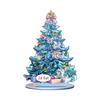 2D Flat Acrylic Christmas Color Gift Christmas Tree Home Living Room Holiday Desktop Decoration Assembly Props