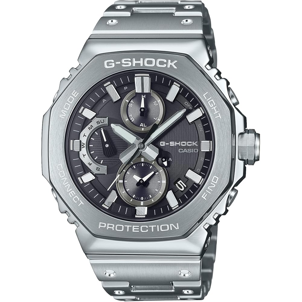 Casio G-Shock Full Metal Chronograph Bluetooth Tough Solar Men's Watch GMC-B2100D-1AJF Silver