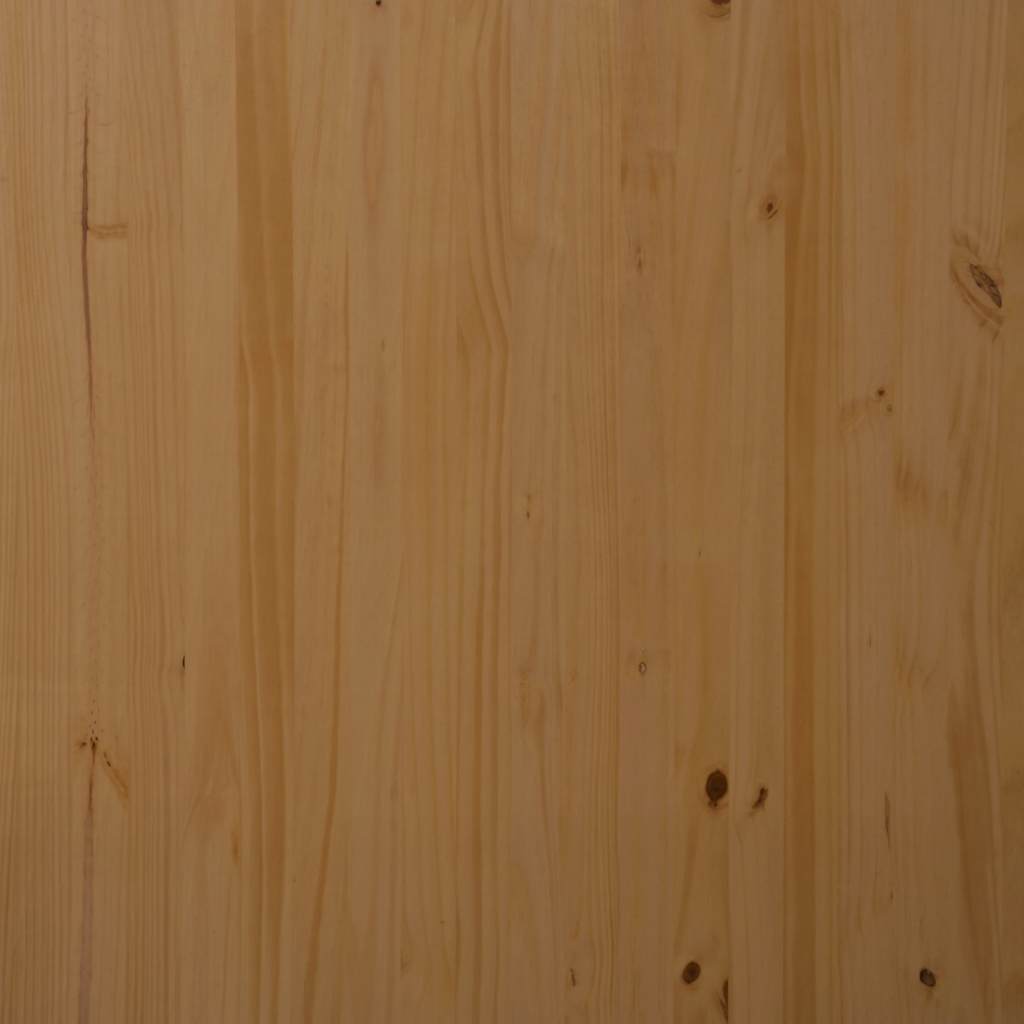 MOSS Mobile Drawer Cabinet In Honey Brown Solid Pine Wood