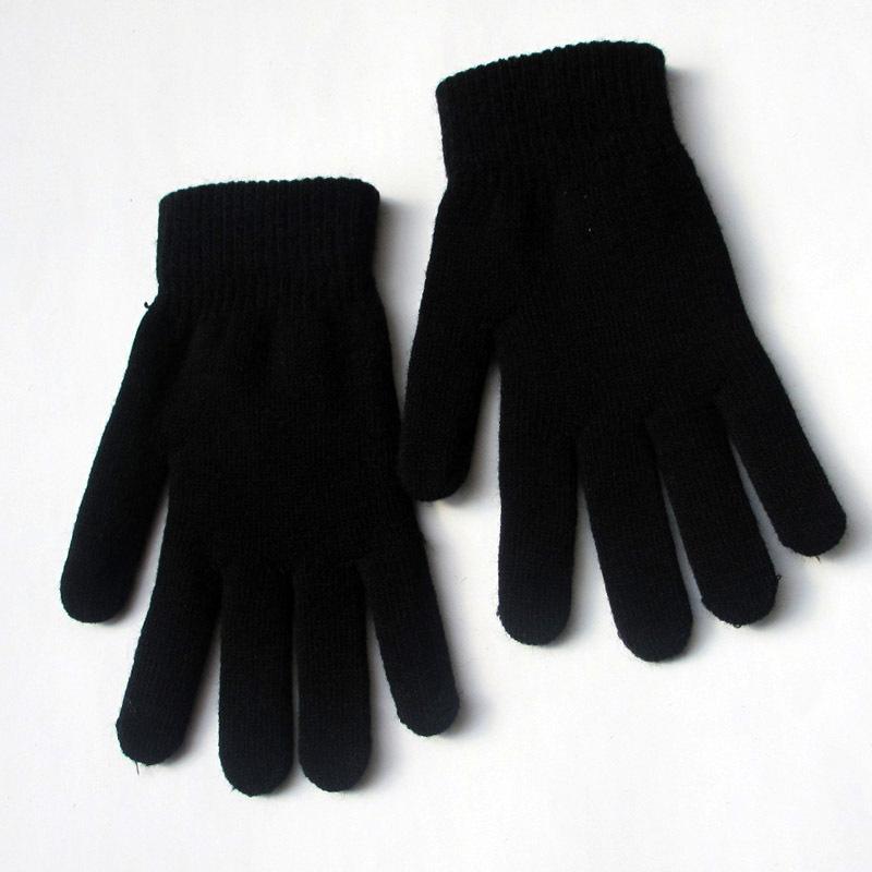 Latest Winter Gloves Thermal Gloves Thickened and Velvet Elastic Knitted Gloves Mens and Womens Cold-proof Cycling Gloves