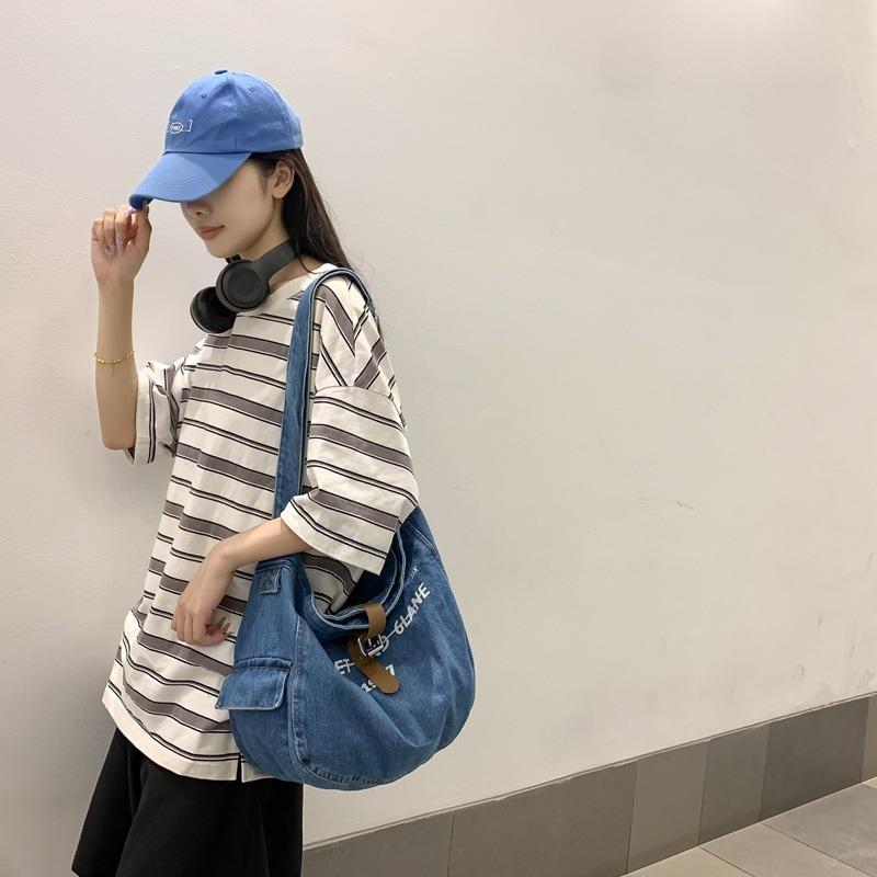 New Cowboy Bag Female Shoulder Bag Temperament Cowboy Large Capacity Tote Bag