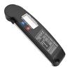 LCD Digital Food Thermometer with Foldable Probe Kitchen Cooking BBQ Grill Temp Tester Black