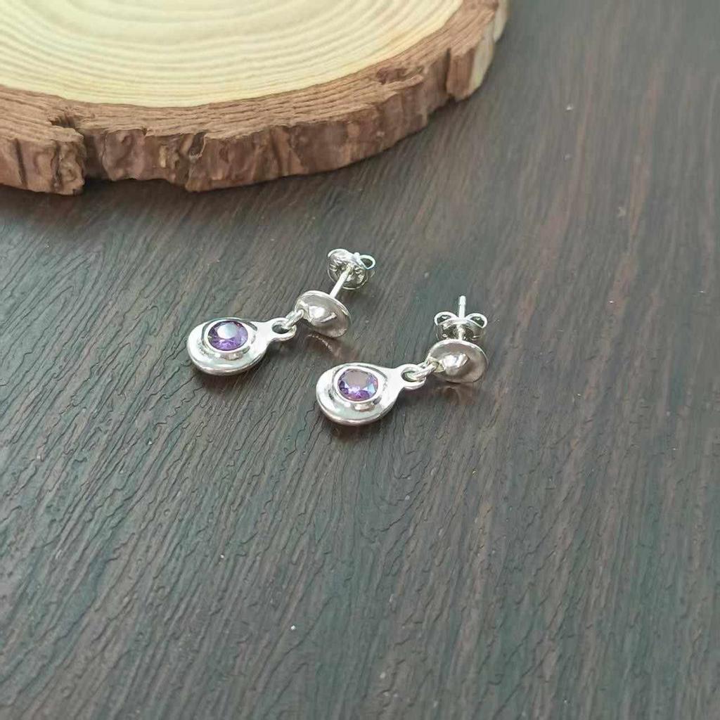 UNO DE50 S925 Silver Gold Plated Elegant Earrings High Quality Jewelry Gift for Women Fashion Noble Style