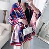 Winter Cashmere Scarf Lady Design Luxury Brand Warm Pashmina Blanket Wraps Women Shawl Female Decoration Thick Foulard