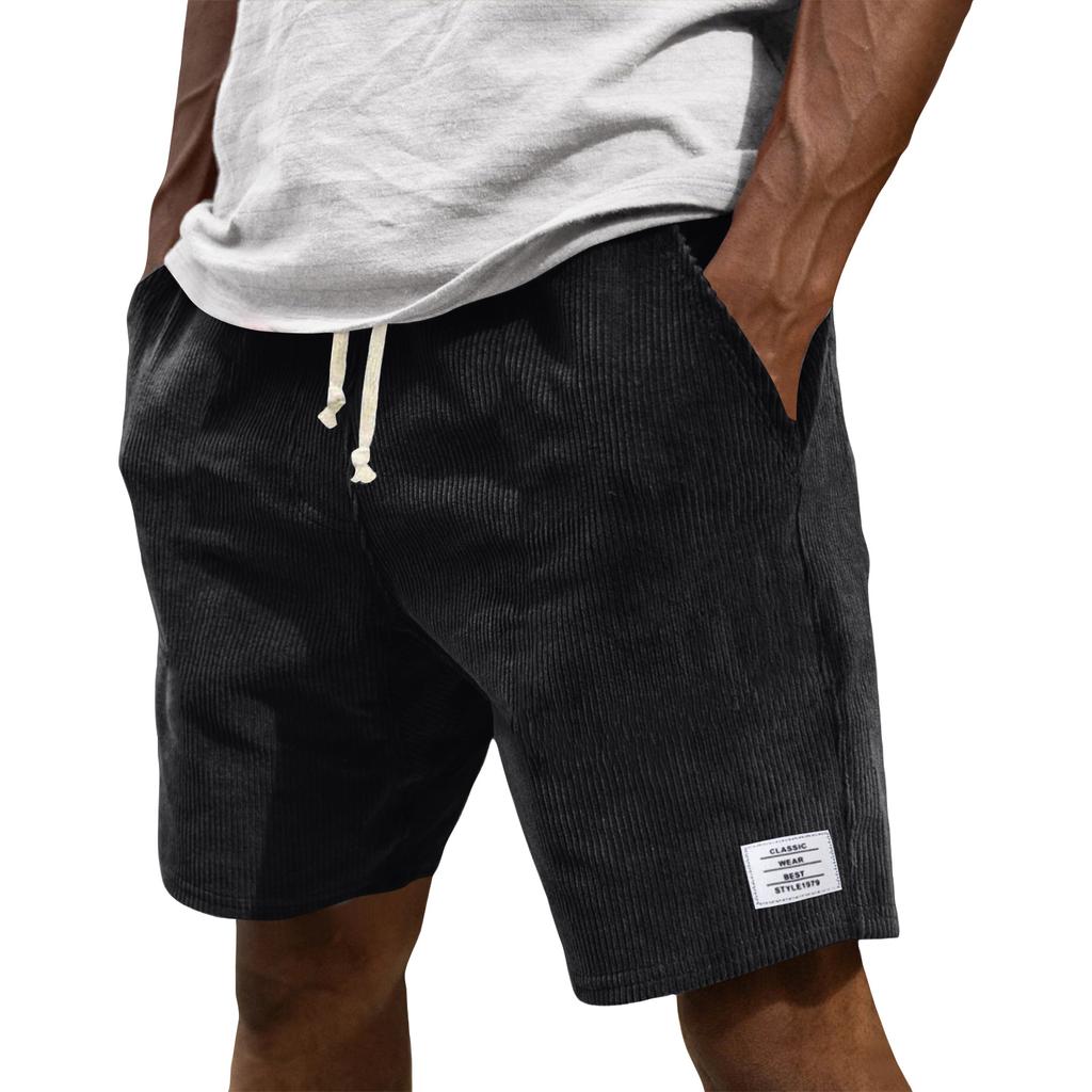 Men's Summer Casual Shorts Men's Fashion Sports Textured Shorts
