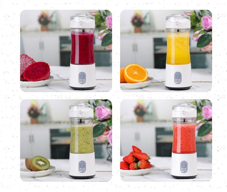 Mini Blender Portable  Cup for Personal Fruit Mixer  Juice  Extractor