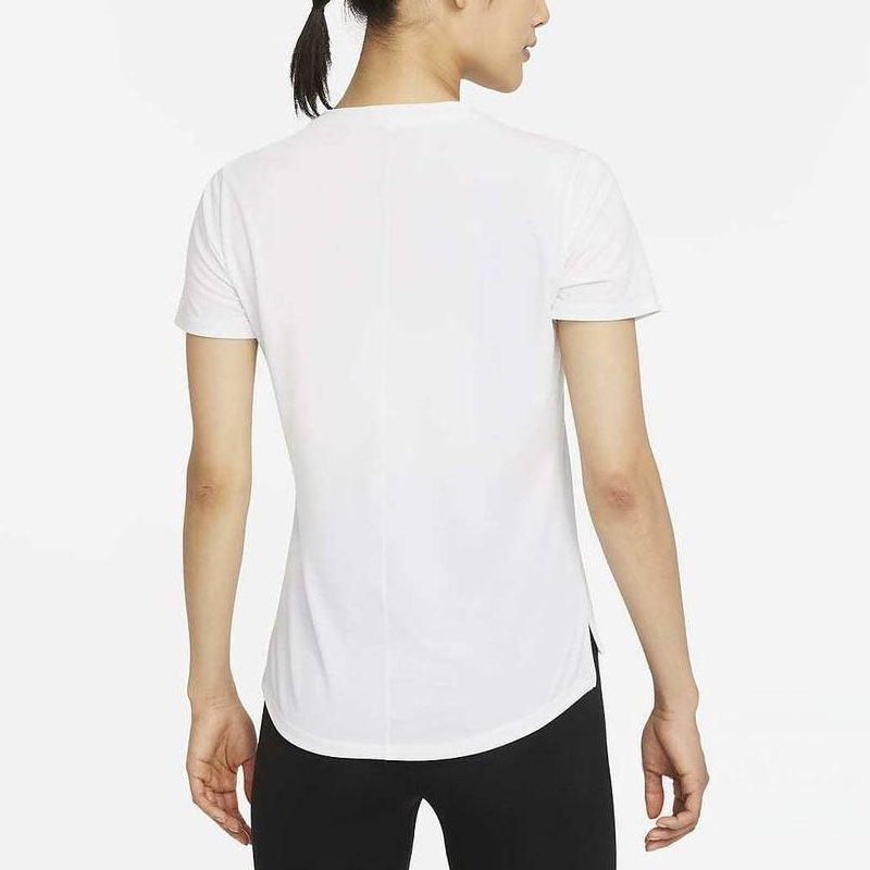 Nike Tank Tops Women's White Crew Neck Moderate Straight Fit DD0616-100