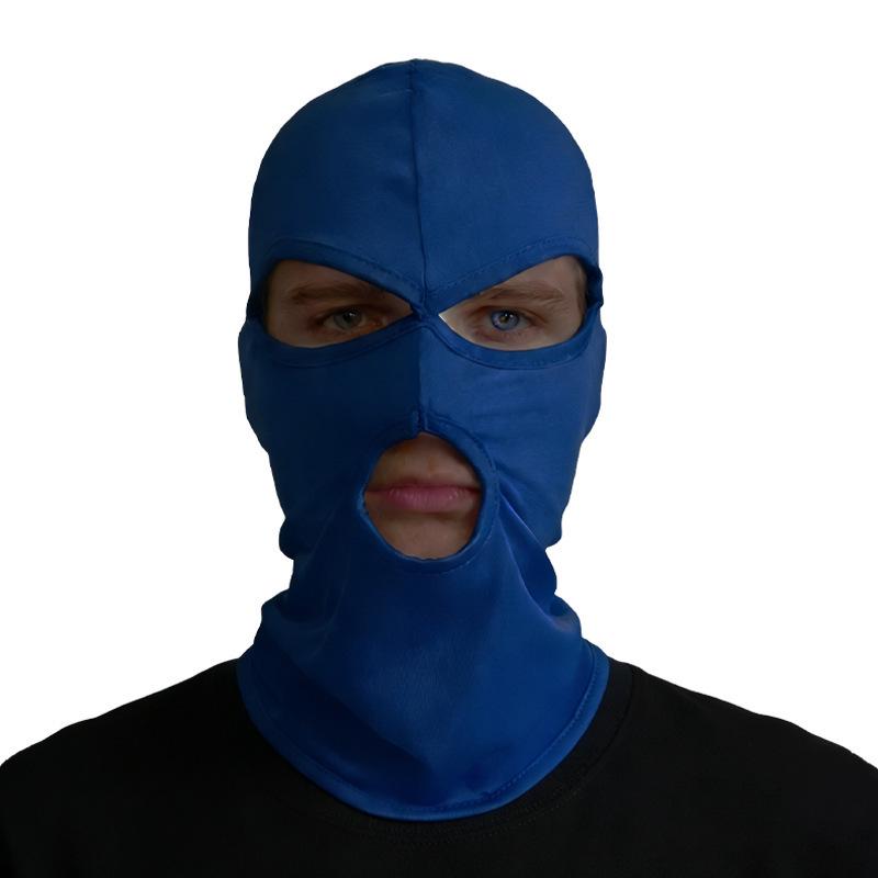 Three-Hole Elastic Cycling Windproof & Sun Protection Mask Hat