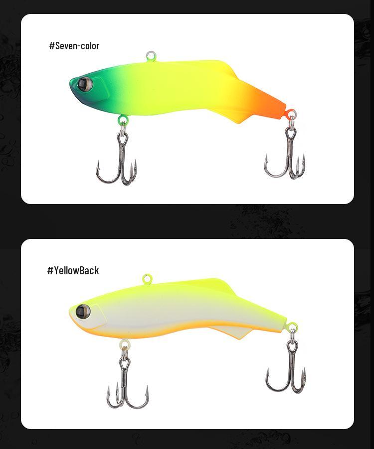 Cross-Border Silicone VIB Lure: Sinking, Noise Vibration, All Water Layers, Bass Fishing Fake Bait.