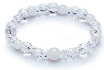 Natural Stone Bracelet Power Stone Birthstone 6mm Purification Sazare Amulet Crystal Bracelet Accessory for Women [Kyojudo] Women's Women's