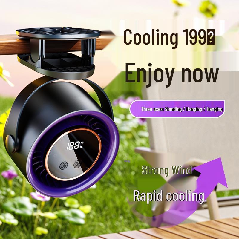Portable USB Rechargeable Desktop Fan for Home & Dorm Use
