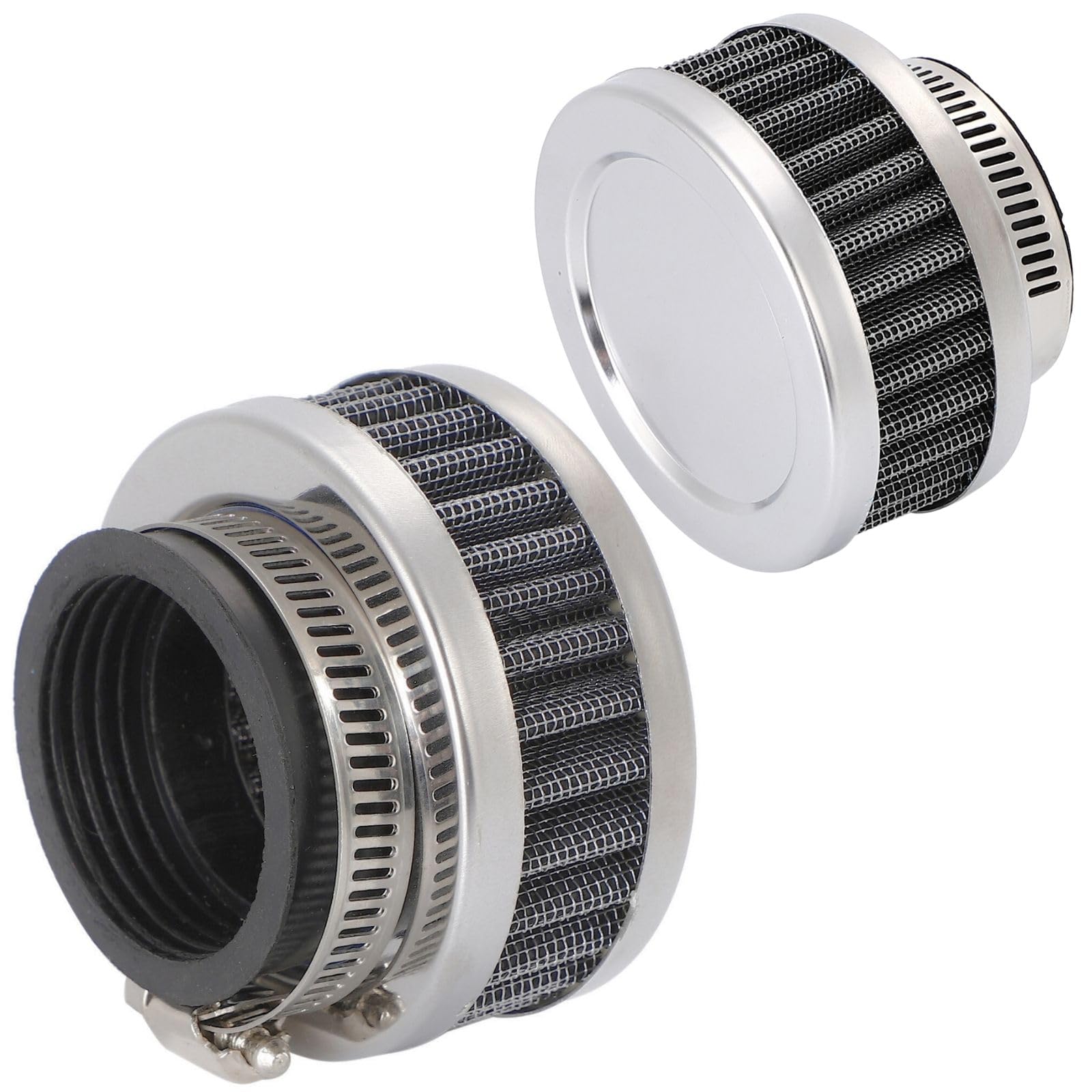 

CHASO Power Filter, Set of 2, Air Filter, Thin, Small, Short, Motorcycle, Moped, Scooter, 42mm x 2 pieces