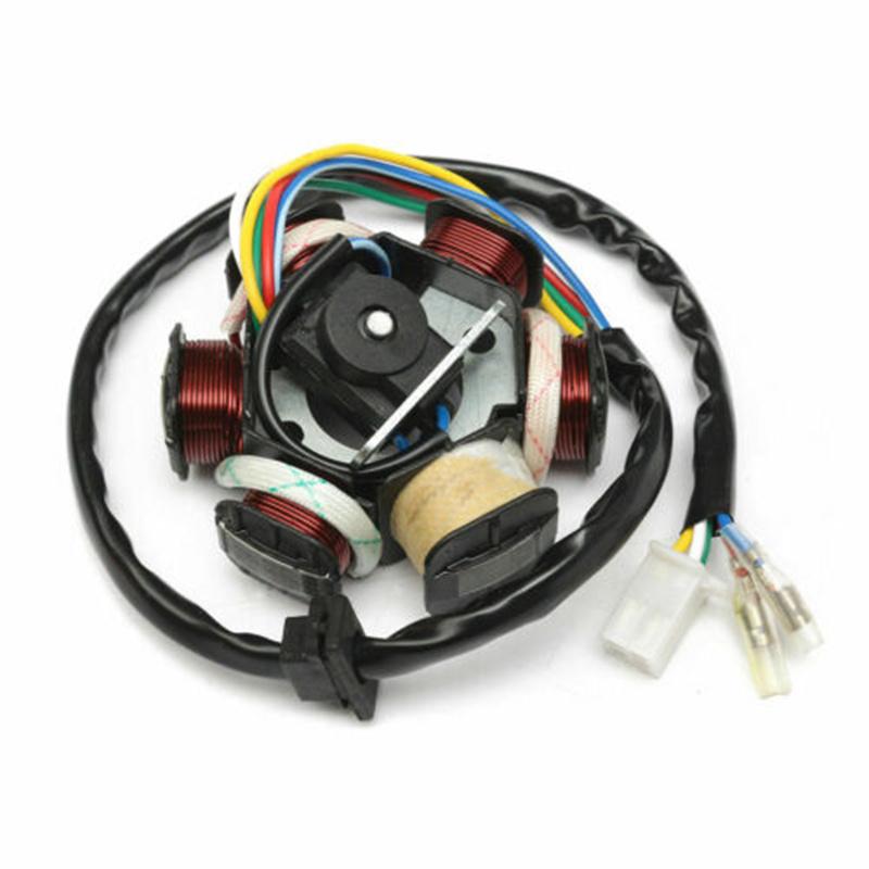 GY6 Scooter Modified Accessories Start Coil High Voltage Package Igniter Spark Plug Assembly