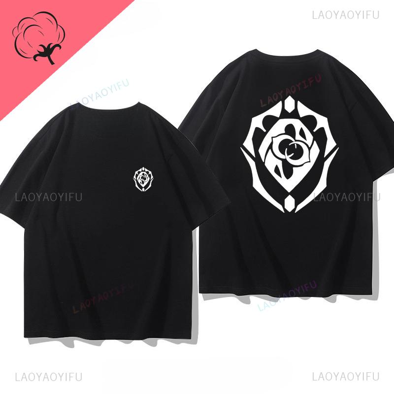 Honkai Star Rail Anime Shirt Kafka Themed Unisex Cotton Graphic Tshirts Otaku Gamer Fan Streetwear Apparel Camisa Clothes