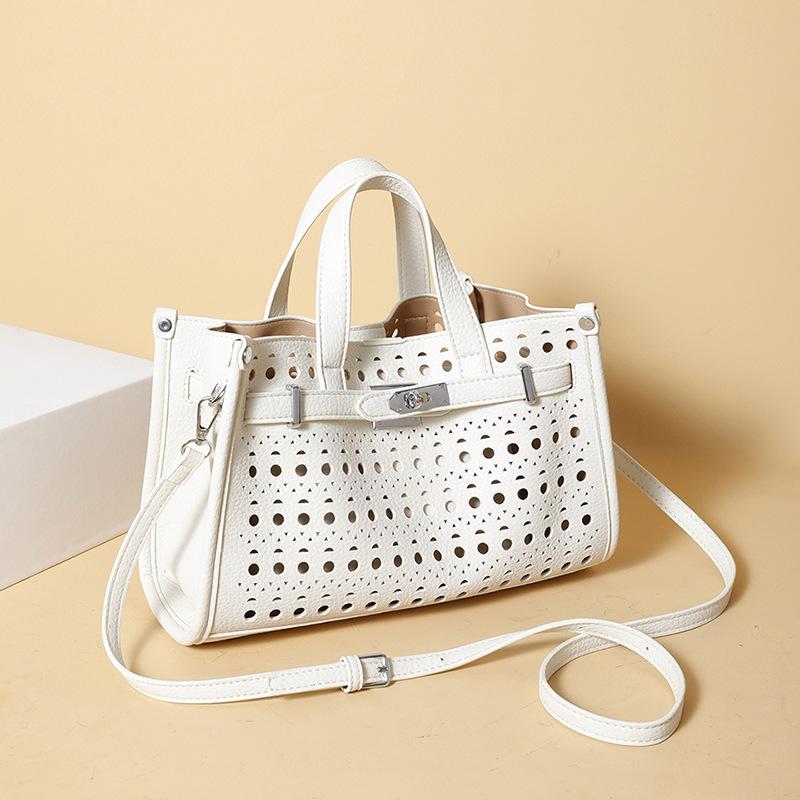Premium Hollow Handbag Bag Women's New Fashion Versatile Shoulder Messenger Bag Commuter Tote Bag