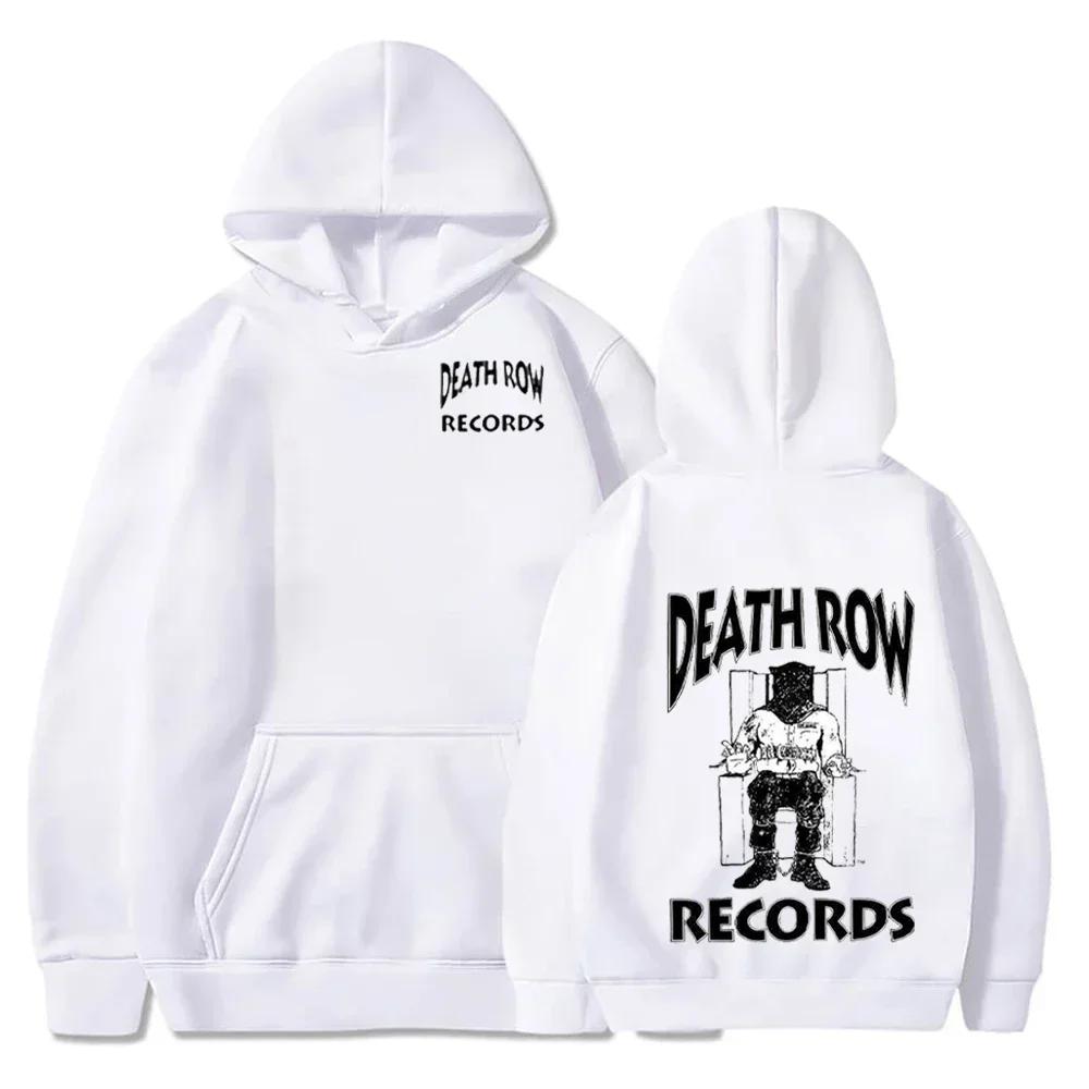 Men's fashion sweatshirt Death Row Records spring/autumn hooded sweatshirt Loose sweatshirt Hip Hop style casual clothing