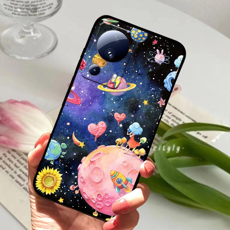 For Xiaomi 13 Lite 5G Case Soft Silicone TPU Phone Protective Cover For Xiaomi 12 Lite NE Mi Civi 2 Shockproof Bumper Fundas