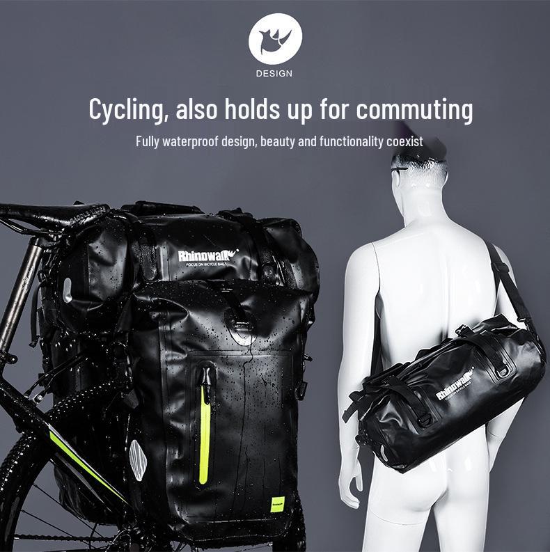 Rhinowalk 20L Waterproof Bicycle Rack Pannier & Gym Travel Bag