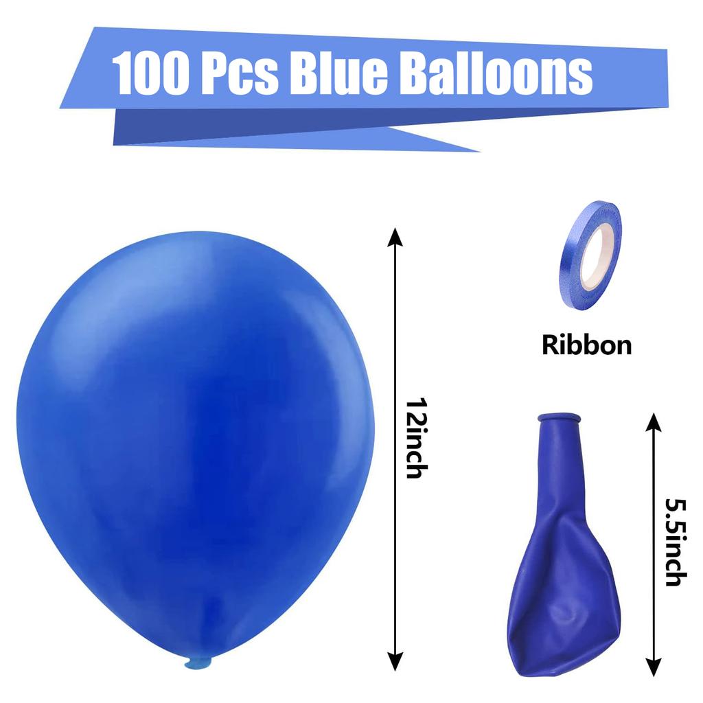100PCS multi-color latex balloon set suitable for birthday parties, weddings, Valentine's Day party decoration