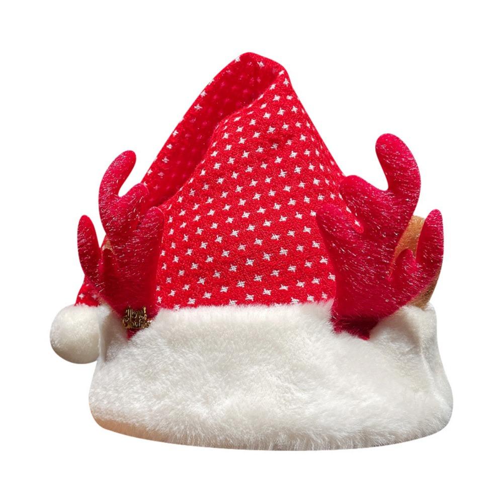 

Fashion Creative Christmas Hat Party Decoration Thick Santa Claus Xmas Hat Holiday Dress Up Cute Pullover Hats