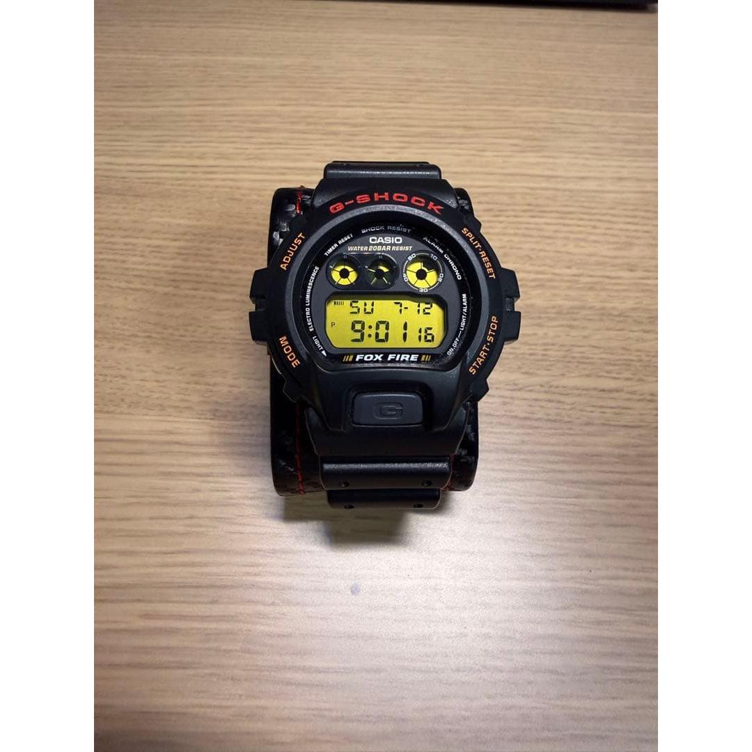 Used CASIO G-SHOCK FOX FIRE DW-6900B