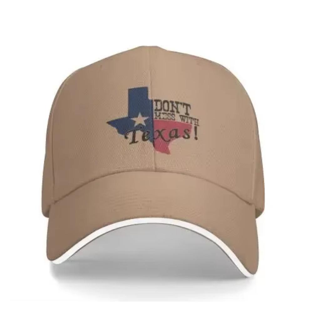 Denim Cap Dont Mess with Texas Baseball Dad Caps Classic Adjustable Casual Sports for Men Women Hats Gray