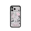 Hot Girl Style Sticker Phone Case for iPhone 17, 16 Pro Max, 15 Plus, 13/14