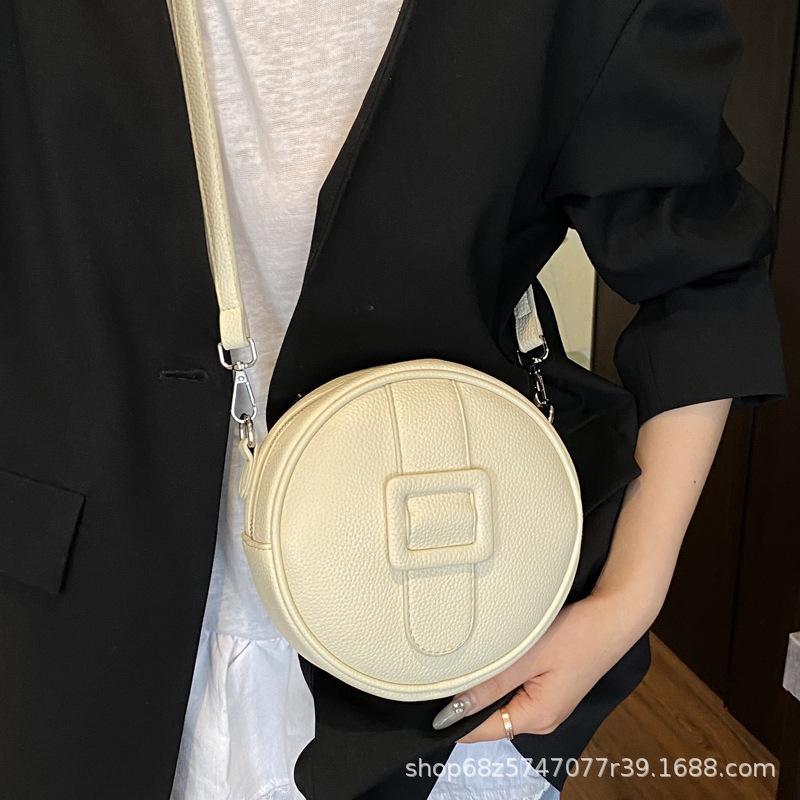 Niche design bag 2025 new women's summer popular versatile messenger bag fashion handbag foreign style small round bag