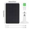 20W IP Security Camera Charger IP65 Waterproof Portable Solar Panel 360 Rotating for Ring Spotlight Camera/Ring Stick Up Camera
