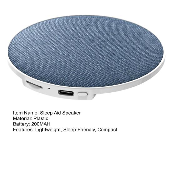 Under-Pillow Speaker for Sleep Bluetooth-compatible Ultrasonic Sound Pillow Wireless Bone Conduction Mini Pillow Speaker for Adults Side Sleepers
