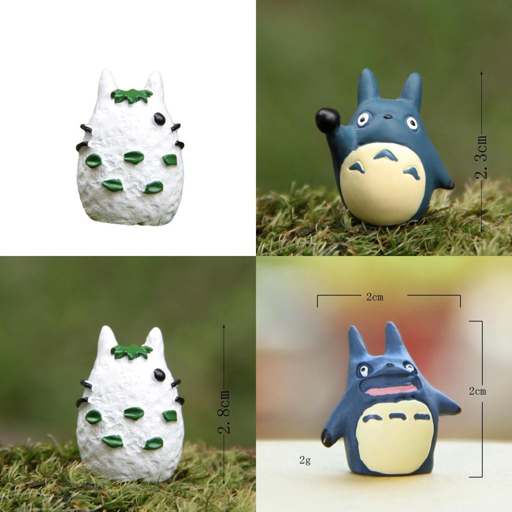 Cartoon Mein Nachbar Totoro Winter Szene Harz Garten Dekoration Für Diy Miniatur Landschaftsgestaltung