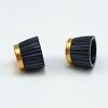 2Pieces Aluminum Reinforced Guitar Volumes Knobs High Accuracy Control Smooth Rotation Suitable for Live Performances